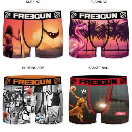 Lot de 4 Boxers microfibre homme Premium