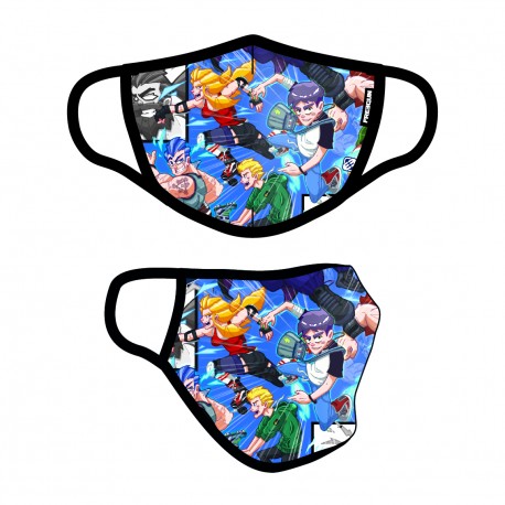 Masque Tissu Lavable en trois couches Anime