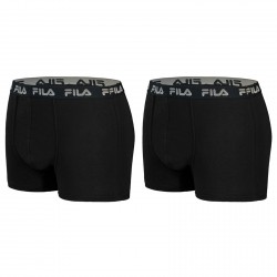 Lot de 2 Boxers Coton Fila Noir