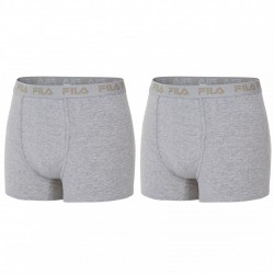 Lot de 2 Boxers Coton Fila Gris