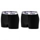 Lot de 2 Boxers Coton Fila Noirs