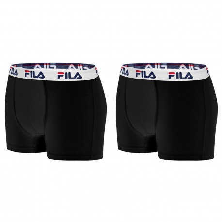 Lot de 2 Boxers Coton Fila Noirs