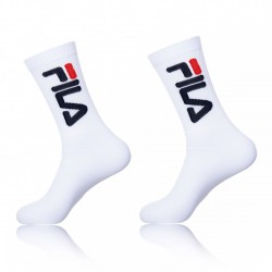 Lot De 2 Chaussettes Homme Tennis Fila Blanches