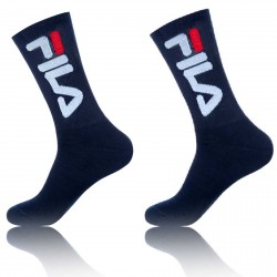 Lot De 2 Chaussettes Homme Tennis Fila Marine