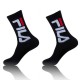 Lot De 2 Chaussettes Homme Tennis Fila Noires
