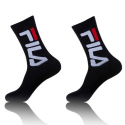 Lot De 2 Chaussettes Homme Tennis Fila Noires