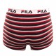 Boxer Homme Coton Fila à Rayures Rouge