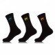 Lot de 3 de paires de chaussettes tennis FILA Noires
