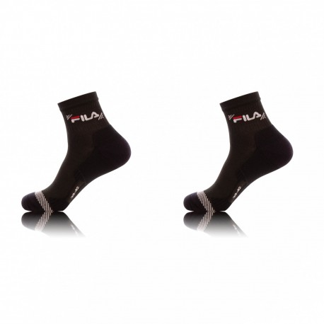 Lot de 2 paires de chaussettes lowcut Homme FILA Noir