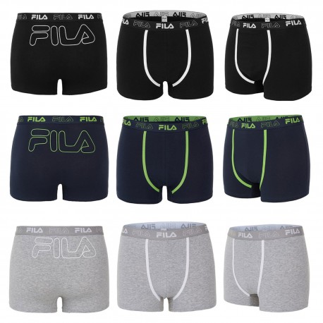 Lot de 3 boxers coton fila