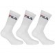 Lot de 3 paires de tennis homme Fila blanches