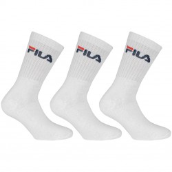 Lot de 3 paires de tennis homme Fila blanches