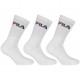 Lot de 3 paires de tennis homme Fila blanches