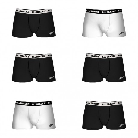 Lot de 6 Boxers coton homme uni