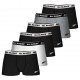 Lot de 6 Boxers coton homme uni