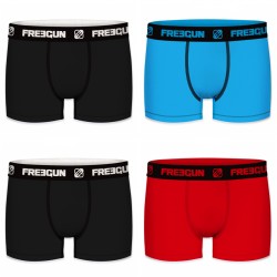  Lot de 4 boxers Freegun homme en coton - FG/1/BCX4/A1B
