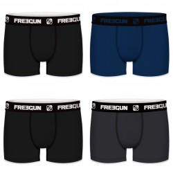  	 Lot de 4 boxers Freegun homme en coton - FG/1/BCX4/A2A
