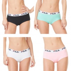 Lot de 4 Boxers coton femme Fila 6044E Multicolore