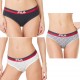 Lot de 3 Boxers coton femme Fila 6057 Multicolore