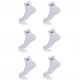 Lot de 6 paires de chaussettes homme Low cut Fila Blanc