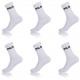 Lot de 6 paires de chaussettes Tennis homme Fila Blanc