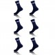 Lot de 6 paires de chaussettes Tennis homme Fila Bleu