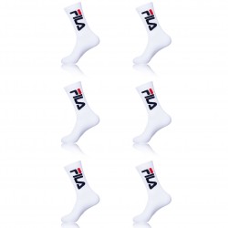 Lot de 6 paires de chaussettes Tennis homme 9598 Fila Blanc