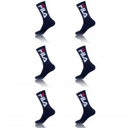 Lot de 6 paires de chaussettes Tennis homme 9598 Fila Bleu