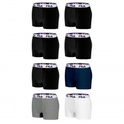Lot de 8 Boxers Coton homme Fila 5016 Multicolore