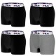 Lot de 4 Boxers coton homme FU5016 Noir et Gris - FI/1BCX4/FU5016/NG