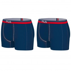 Lot de 2 Boxers Coton homme Fila 5020 Bleu