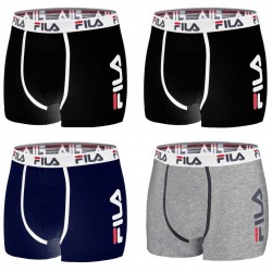 Lot de 4 Boxers Coton homme Fila 5040 Multicolore