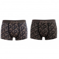 Lot de 2 Boxers Coton homme Fila 5031 Multicolore