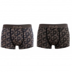 Lot de 2 Boxers Coton homme Fila 5031 Multicolore