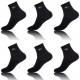Lot N1 De 6 Paires De Lowcut Fila Noir 39/42