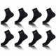 Lot De 9 Paires De Lowcut Fila Noir 39/42