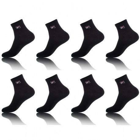 Lot De 9 Paires De Lowcut Fila Noir 39/42