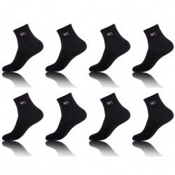 Lot De 9 Paires De Lowcut Fila Noir 43/46