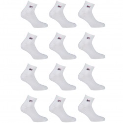 Lot N1 De 12 Paires De Lowcut Fila Blanc 43/46