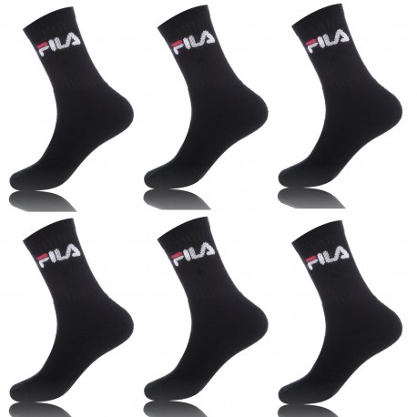 Lot De 6 Paires De Tennis Fila Noir 43/46
