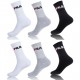 Lot De 6 Paires De Tennis Fila Blanc Et Noir 39/42