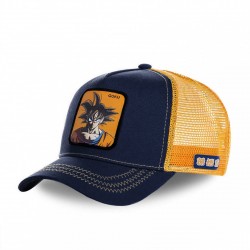 Casquette Capslab DBZ Goku noir et jaune