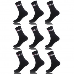 Lot De 9 Paires De Tennis Fila Noir 39/42