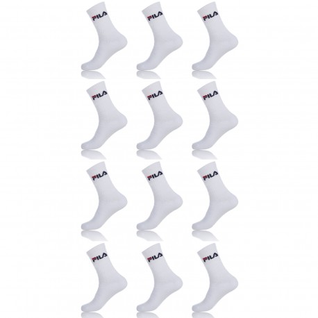 Lot De 12 Paires De Tennis Fila Blanc 39/42