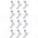 Lot De 12 Paires De Tennis Fila Blanc 43/46