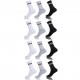 Lot De 12 Paires De Tennis Fila Blanc Et Noir 39/42