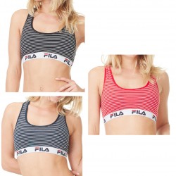 Lot N3 De 3 Brassières Femme Fila Multicolore