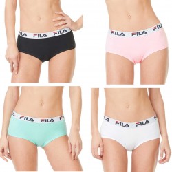 Lot N1 De 4 Boxers Femme Fila Multicolore