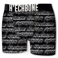 Boxer homme H'echbone Noir Soft Touch Log 2