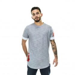 T-shirt homme H'echbone Tigre Gris Clair